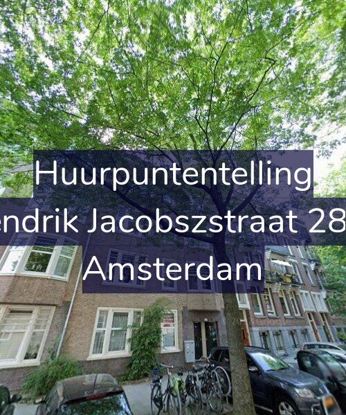 Foto gevel Huurpuntentelling voor Hendrik Jacobszstraat 28-H, Amsterdam