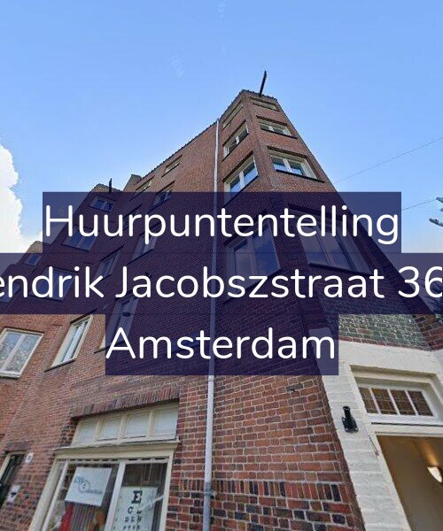 Foto gevel Huurpuntentelling voor Hendrik Jacobszstraat 36-2, Amsterdam