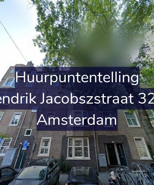 Foto gevel Huurpuntentelling voor Hendrik Jacobszstraat 32-2, Amsterdam