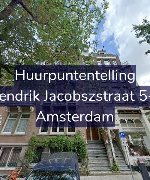 Foto gevel Huurpuntentelling voor Hendrik Jacobszstraat 5-2, Amsterdam