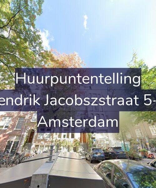 Foto gevel Huurpuntentelling voor Hendrik Jacobszstraat 5-H, Amsterdam