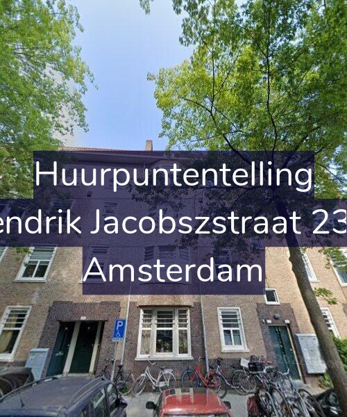 Foto gevel Huurpuntentelling voor Hendrik Jacobszstraat 23-2, Amsterdam