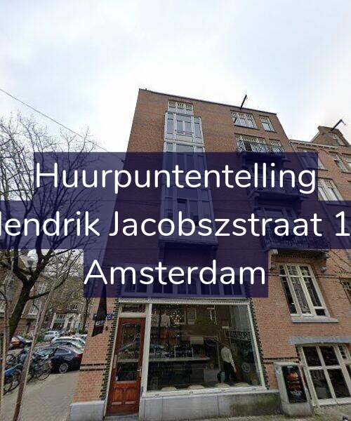 Foto gevel Huurpuntentelling voor Hendrik Jacobszstraat 10, Amsterdam