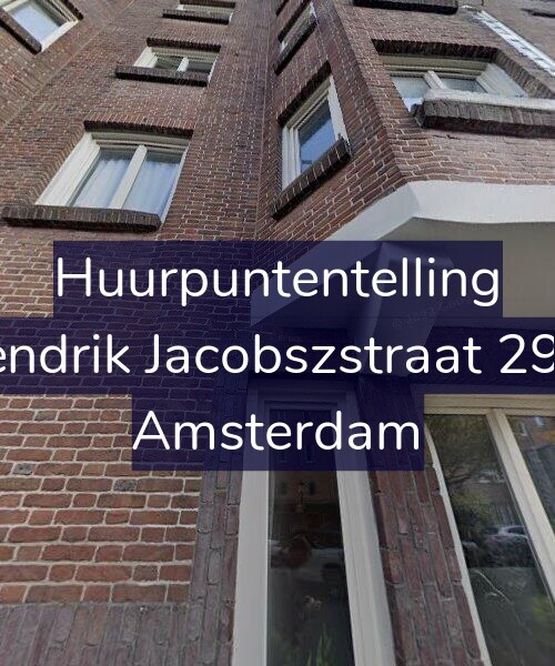 Foto gevel Huurpuntentelling voor Hendrik Jacobszstraat 29-3, Amsterdam