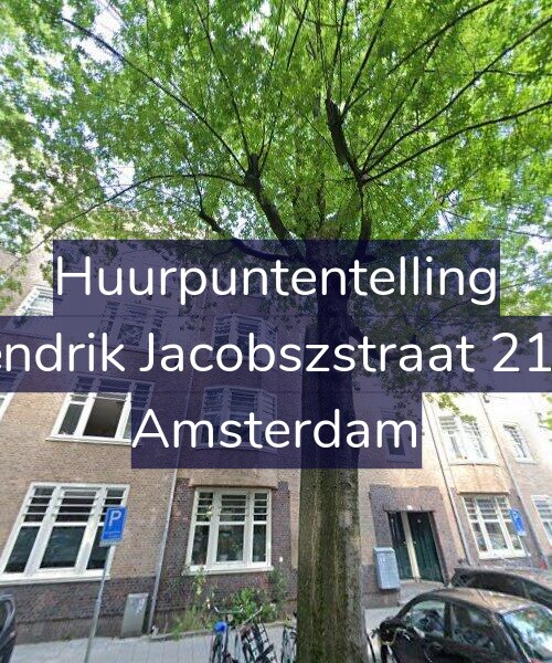 Foto gevel Huurpuntentelling voor Hendrik Jacobszstraat 21-H, Amsterdam