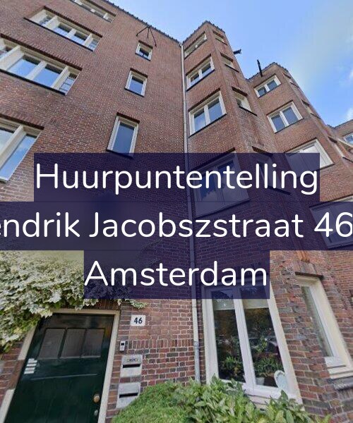 Foto gevel Huurpuntentelling voor Hendrik Jacobszstraat 46-H, Amsterdam