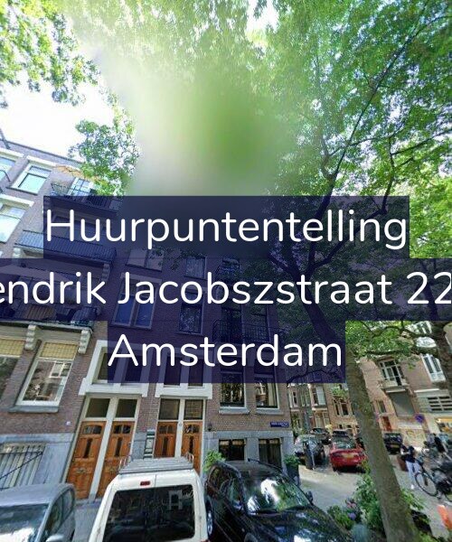 Foto gevel Huurpuntentelling voor Hendrik Jacobszstraat 22-2, Amsterdam