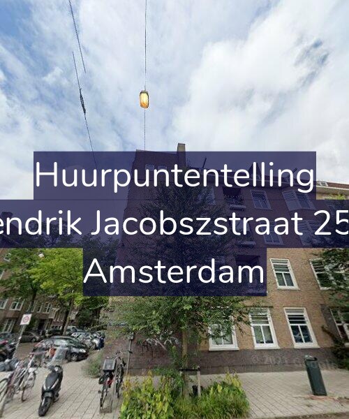 Foto gevel Huurpuntentelling voor Hendrik Jacobszstraat 25-1, Amsterdam