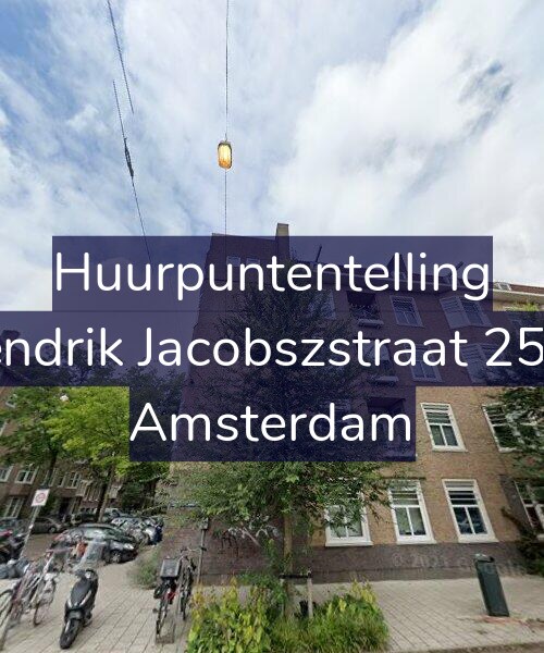 Foto gevel Huurpuntentelling voor Hendrik Jacobszstraat 25-H, Amsterdam