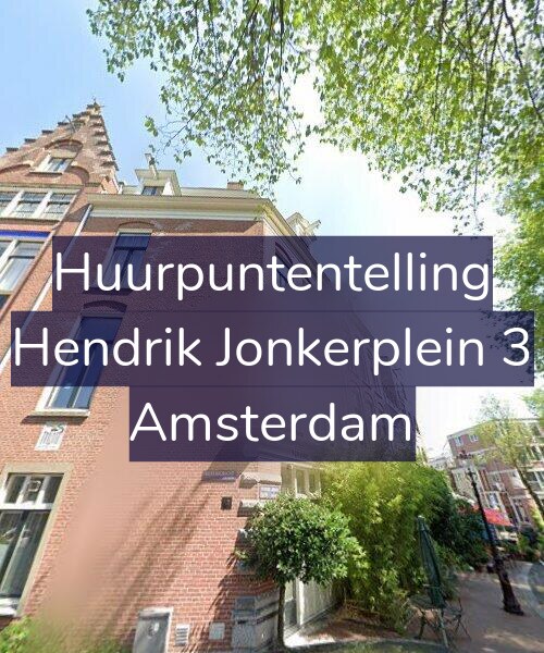 Foto gevel Huurpuntentelling voor Hendrik Jonkerplein 3, Amsterdam