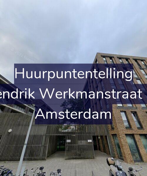 Foto gevel Huurpuntentelling voor Hendrik Werkmanstraat 40, Amsterdam
