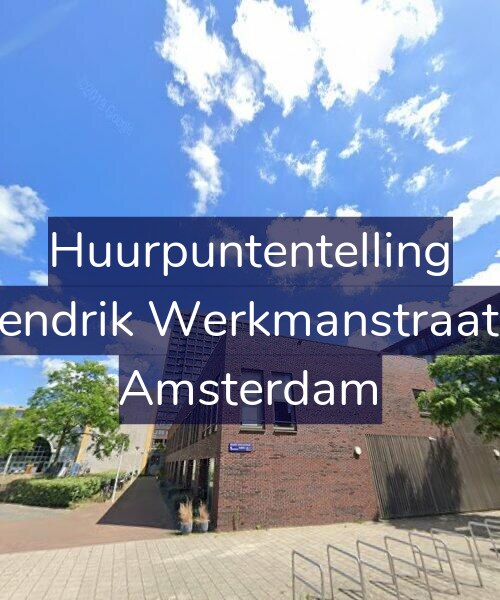 Foto gevel Huurpuntentelling voor Hendrik Werkmanstraat 3, Amsterdam