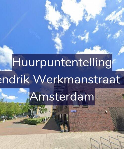 Foto gevel Huurpuntentelling voor Hendrik Werkmanstraat 17, Amsterdam