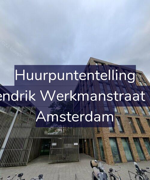 Foto gevel Huurpuntentelling voor Hendrik Werkmanstraat 12, Amsterdam