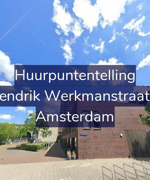 Foto gevel Huurpuntentelling voor Hendrik Werkmanstraat 9, Amsterdam