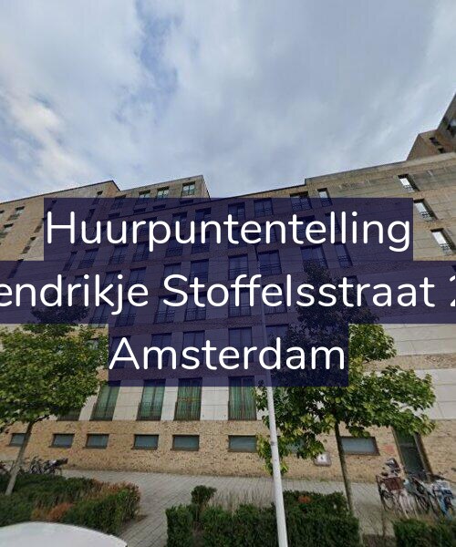 Foto gevel Huurpuntentelling voor Hendrikje Stoffelsstraat 27, Amsterdam