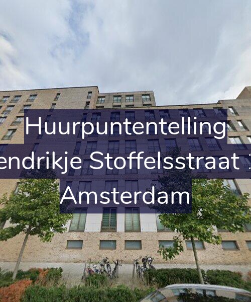 Foto gevel Huurpuntentelling voor Hendrikje Stoffelsstraat 18, Amsterdam