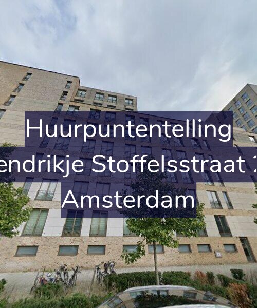 Foto gevel Huurpuntentelling voor Hendrikje Stoffelsstraat 26, Amsterdam