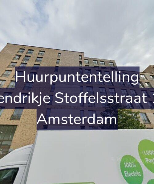 Foto gevel Huurpuntentelling voor Hendrikje Stoffelsstraat 11, Amsterdam