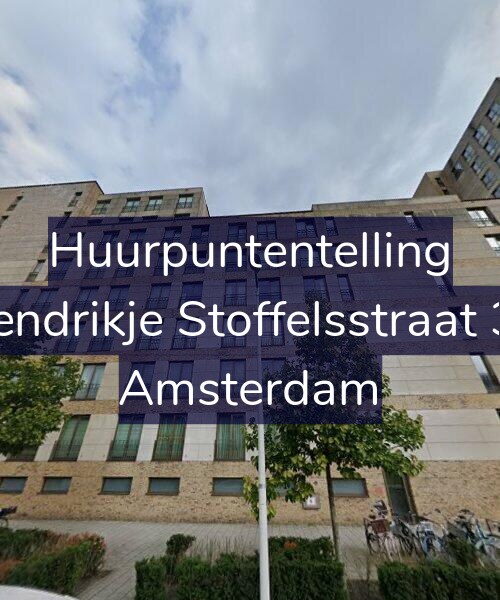 Foto gevel Huurpuntentelling voor Hendrikje Stoffelsstraat 30, Amsterdam
