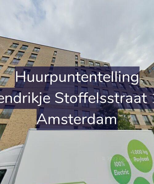 Foto gevel Huurpuntentelling voor Hendrikje Stoffelsstraat 13, Amsterdam