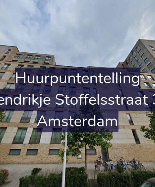 Foto gevel Huurpuntentelling voor Hendrikje Stoffelsstraat 35, Amsterdam