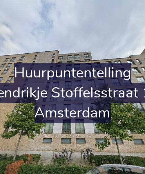 Foto gevel Huurpuntentelling voor Hendrikje Stoffelsstraat 17, Amsterdam