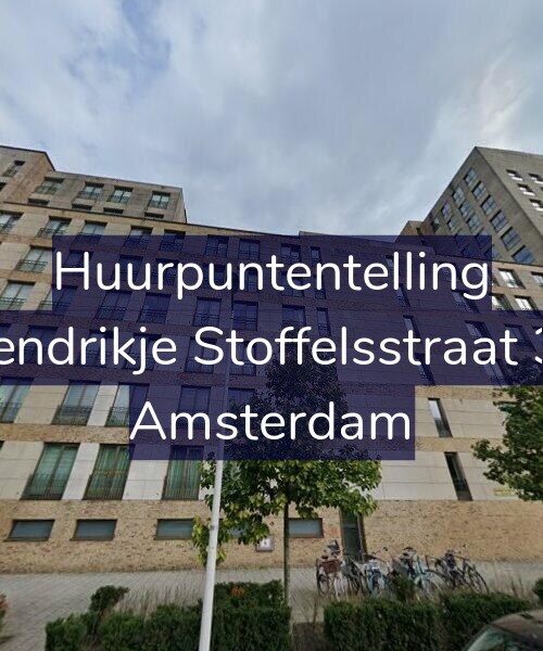 Foto gevel Huurpuntentelling voor Hendrikje Stoffelsstraat 37, Amsterdam
