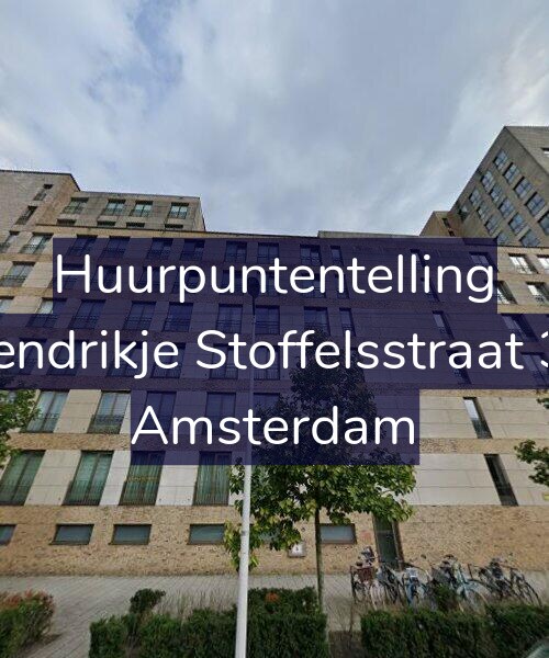 Foto gevel Huurpuntentelling voor Hendrikje Stoffelsstraat 34, Amsterdam
