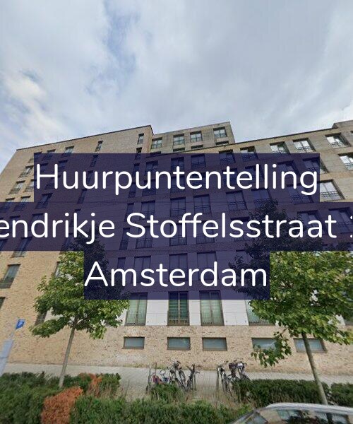 Foto gevel Huurpuntentelling voor Hendrikje Stoffelsstraat 14, Amsterdam