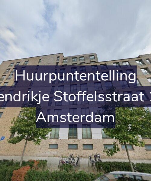 Foto gevel Huurpuntentelling voor Hendrikje Stoffelsstraat 16, Amsterdam