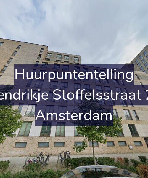 Foto gevel Huurpuntentelling voor Hendrikje Stoffelsstraat 24, Amsterdam