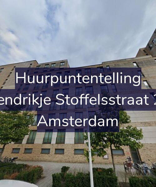 Foto gevel Huurpuntentelling voor Hendrikje Stoffelsstraat 28, Amsterdam