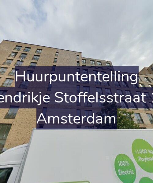 Foto gevel Huurpuntentelling voor Hendrikje Stoffelsstraat 12, Amsterdam