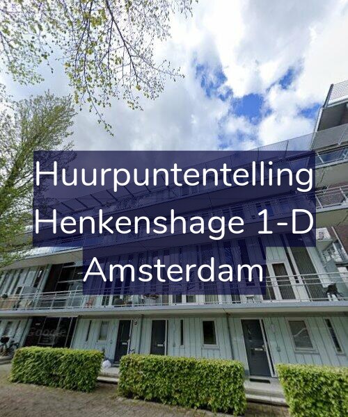 Foto gevel Huurpuntentelling voor Henkenshage 1-D, Amsterdam
