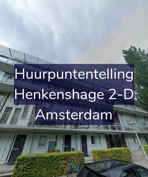 Foto gevel Huurpuntentelling voor Henkenshage 2-D, Amsterdam