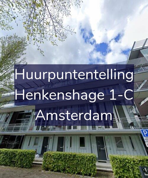Foto gevel Huurpuntentelling voor Henkenshage 1-C, Amsterdam