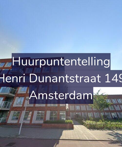 Foto gevel Huurpuntentelling voor Henri Dunantstraat 149, Amsterdam