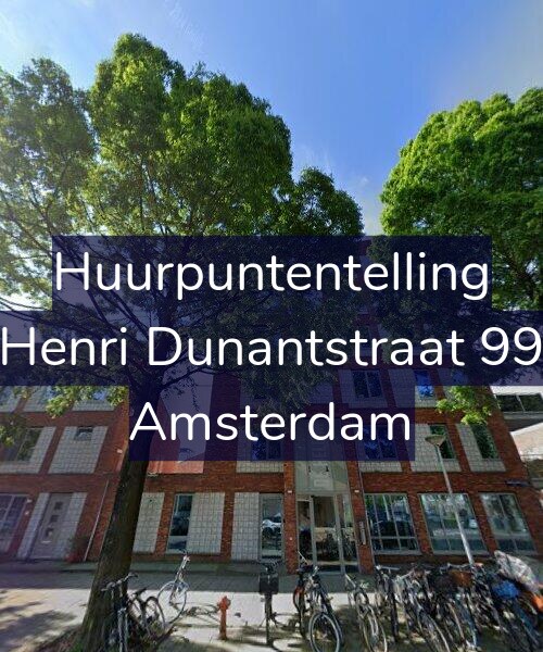 Foto gevel Huurpuntentelling voor Henri Dunantstraat 99, Amsterdam