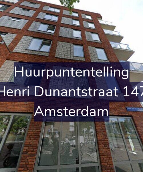 Foto gevel Huurpuntentelling voor Henri Dunantstraat 147, Amsterdam