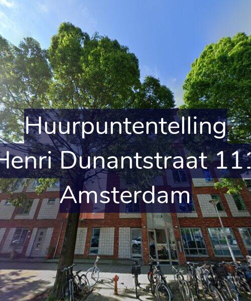 Foto gevel Huurpuntentelling voor Henri Dunantstraat 111, Amsterdam