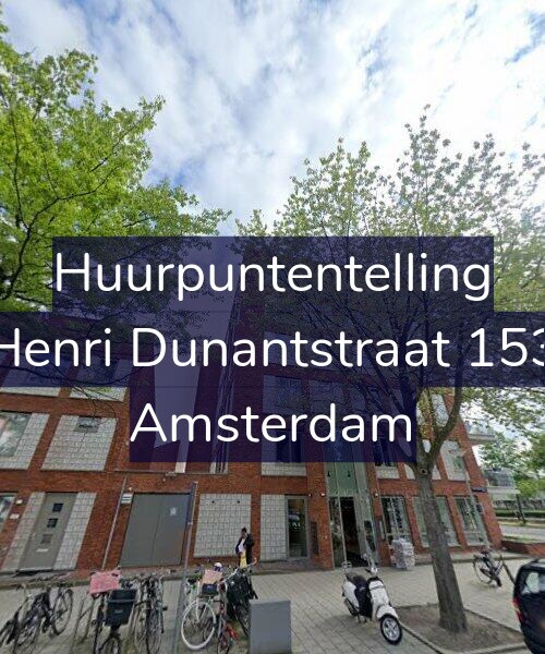 Foto gevel Huurpuntentelling voor Henri Dunantstraat 153, Amsterdam
