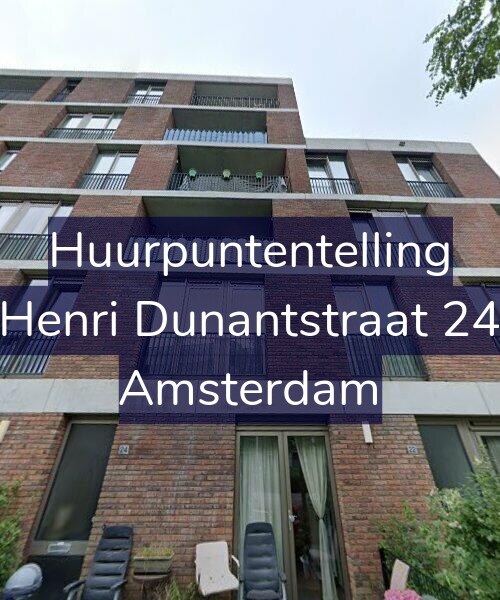 Foto gevel Huurpuntentelling voor Henri Dunantstraat 24, Amsterdam