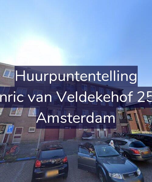 Foto gevel Huurpuntentelling voor Henric van Veldekehof 25-H, Amsterdam