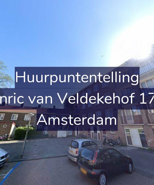Foto gevel Huurpuntentelling voor Henric van Veldekehof 17-H, Amsterdam