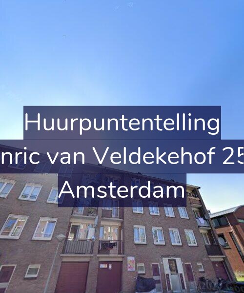 Foto gevel Huurpuntentelling voor Henric van Veldekehof 25-2, Amsterdam
