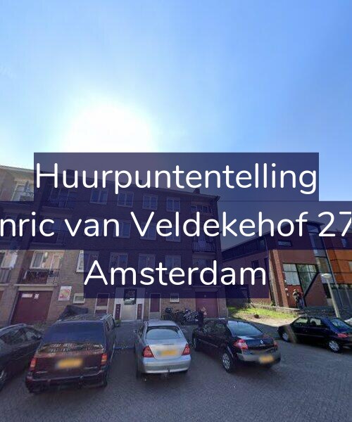 Foto gevel Huurpuntentelling voor Henric van Veldekehof 27-H, Amsterdam