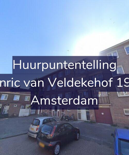 Foto gevel Huurpuntentelling voor Henric van Veldekehof 19-H, Amsterdam