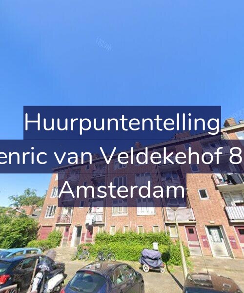 Foto gevel Huurpuntentelling voor Henric van Veldekehof 8-1, Amsterdam