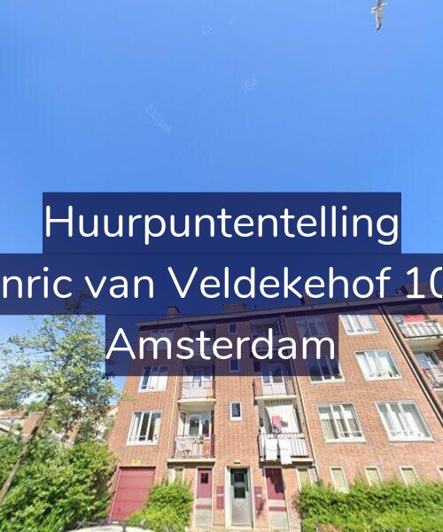 Foto gevel Huurpuntentelling voor Henric van Veldekehof 10-2, Amsterdam